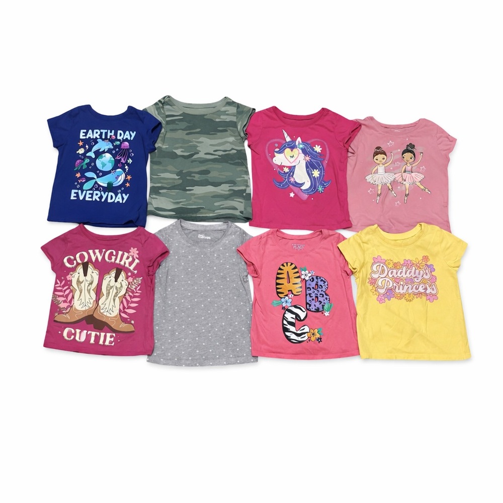Girl’s Short Sleeve T-Shirts (Size 2T)